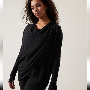 EUC Athleta Purana Wrap Sweatshirt size small